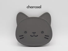 Load image into Gallery viewer, Cute Kitty Cat Coaster Set - 3 Concrete Drink Coasters - Rootshell Planters
