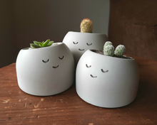 Load image into Gallery viewer, Sleepyhead - Tiny Plant Holder - Rootshell Planters