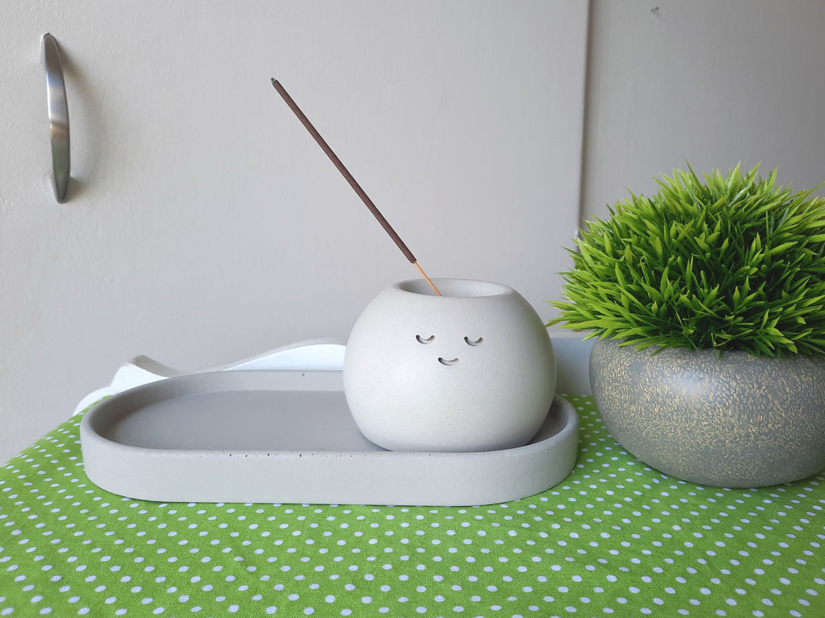 Cute Incense Burner Cone & Stick Incense Holder for Meditation & Zen