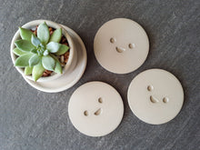 Load image into Gallery viewer, Cute Happy Coaster Set - 4 Smiley Face Concrete Drink Coasters - Rootshell Planters